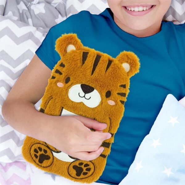 Bouillotte enfant peluche tigre — vue 2