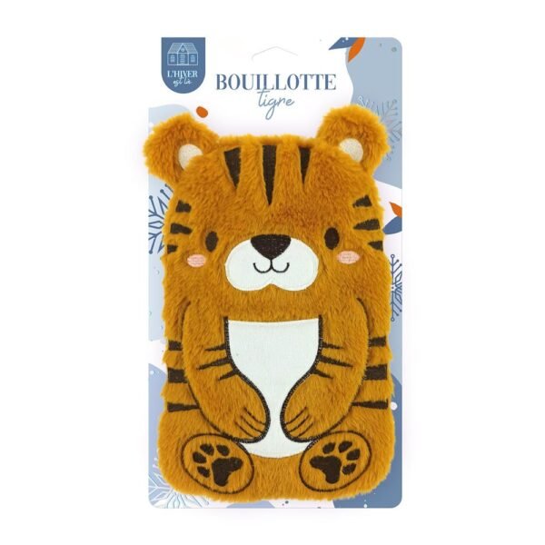 Bouillotte enfant peluche tigre