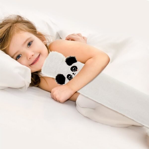 Bouillotte longue peluche panda, enfant — vue 2