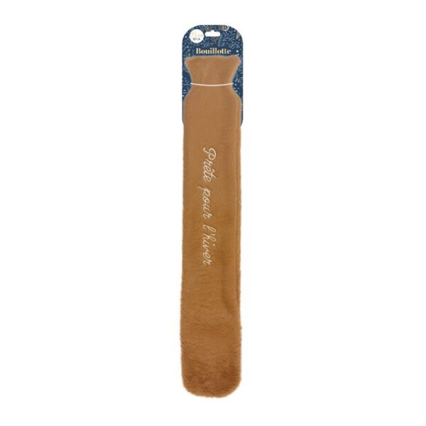 Bouillotte longue fourrure « Prête pour l’hiver »
