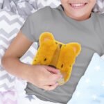 Bouillotte micro-ondes noyaux de cerise, peluche tigre — vue 2