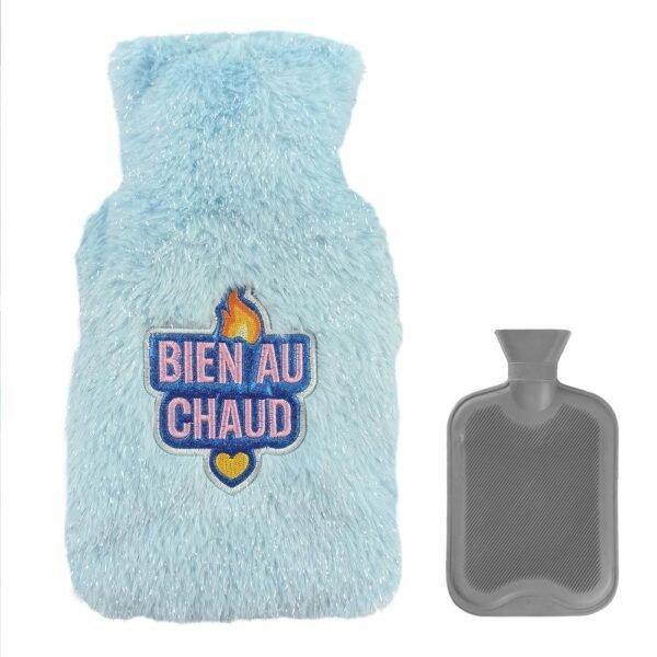 Bouillotte à eau à paillettes « Bien au chaud » — vue 3