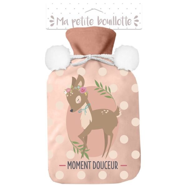 Bouillotte enfant polaire biche