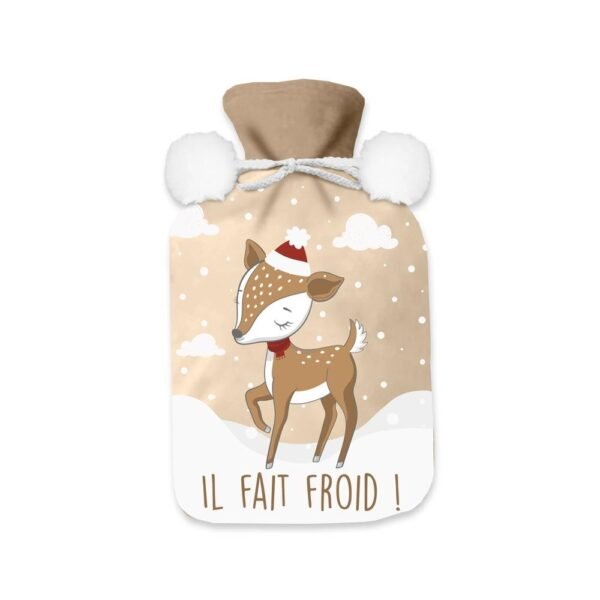 Bouillotte enfant polaire « Il fait froid » — vue 3